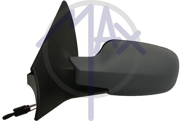 Left outer rear-view mirror, cable adjustment, cover to be painted, chrome aspherical glass