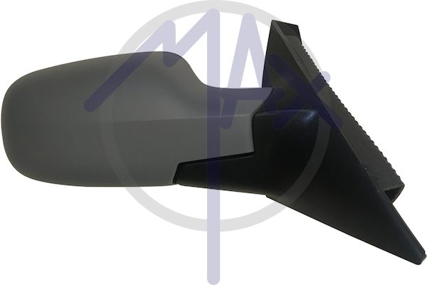 Specchietto retrovisore esterno destro, elettrico, calotta da verniciare, ripiegabile elettricamente, con sensore temperatura, vetro convesso cromato riscaldato, 9 pin