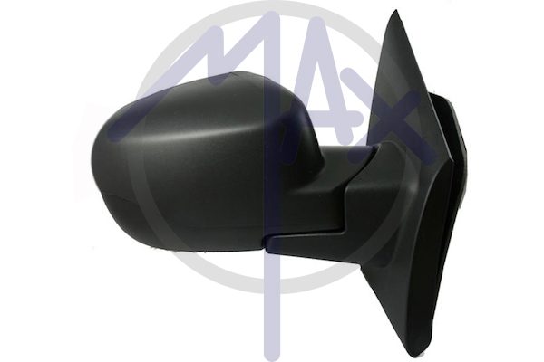 Outer rear-view mirror right, electric, cap to be painted, with temperature sensor, heated chrome convex glass, 7 pin