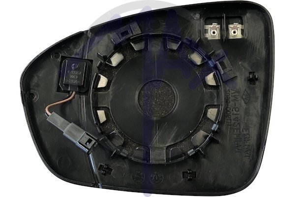 Right rear-view mirror glass, heated chrome convex, with BLIS system (blind spot)