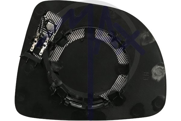 Left rear-view mirror glass, aspherical chrome, heated