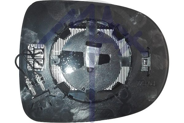 Left rear-view mirror glass, aspherical chrome, heated