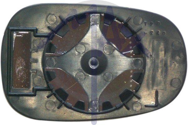 Left rear-view mirror glass, chrome aspherical