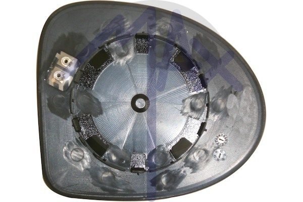 Left rear-view mirror glass, aspherical chrome, heated