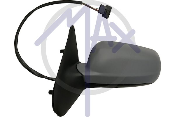 Specchietto retrovisore esterno sinistro, elettrico, calotta da verniciare, vetro asferico cromato riscaldato, grande