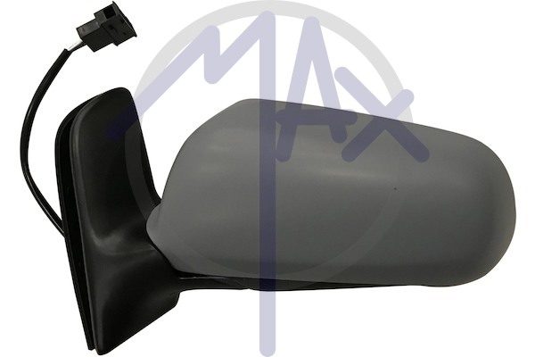 Exterior rear-view mirror, left, electric, cover for painting, heated aspherical chrome glass