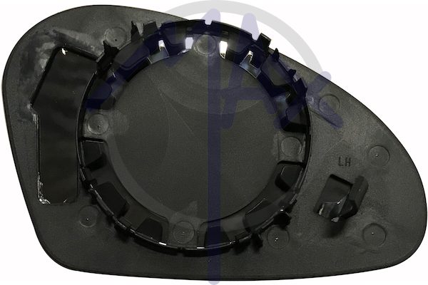 Left rear-view mirror glass, chrome aspherical