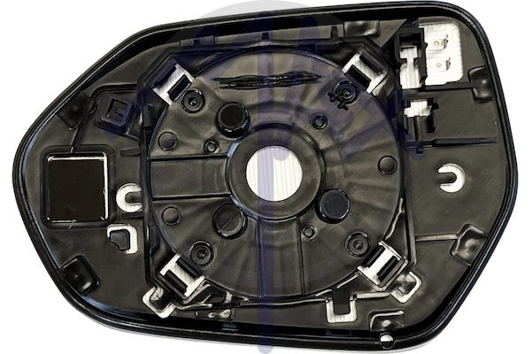 Right rear-view mirror glass, convex chrome, heated