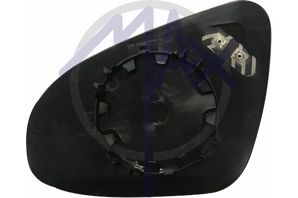Right rear-view mirror glass, convex chrome, heated