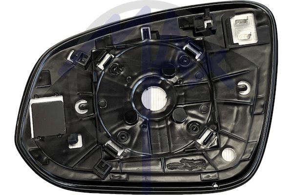 Right rear-view mirror glass, convex chrome, heated