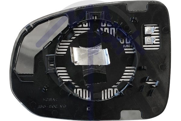 Right rear-view mirror glass, convex chrome, heated