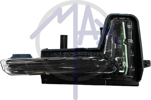 Right rear-view mirror indicator, LED