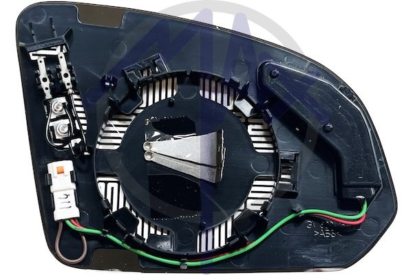 Vetro specchietto retrovisore sinistro, asferico cromato riscaldato, con sistema BLIS (angolo cieco), adattabile versione antiabbagliante 4pin