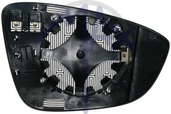 Left rear-view mirror glass, aspherical chrome, heated