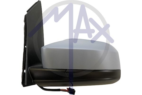 Exterior rear-view mirror left, electric, cap to be painted, aspherical chrome heated glass, 5 pin
