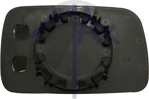 Left rear-view mirror glass, chrome aspherical