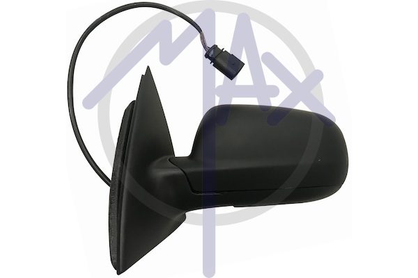 Specchietto retrovisore esterno sinistro, elettrico, calotta da verniciare, vetro asferico cromato riscaldato, grande