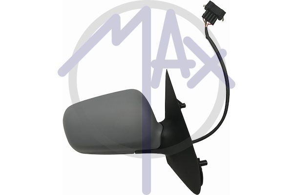 Exterior rear-view mirror, right, electric, cover for painting, heated convex chrome glass