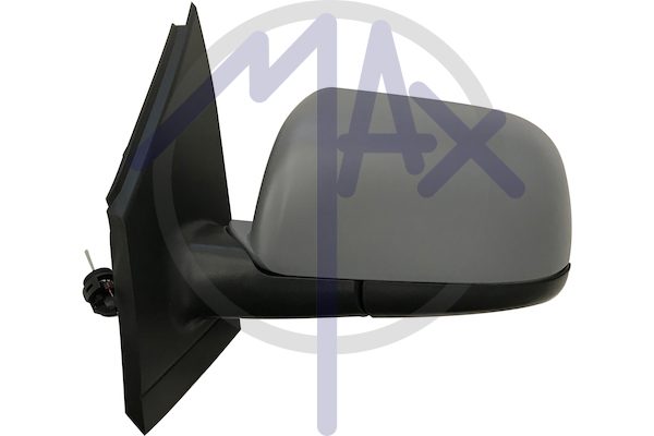 Left outer rear-view mirror, cable adjustment, cover to be painted, chrome aspherical glass