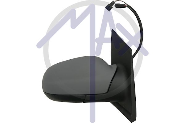 Exterior rear-view mirror, right, electric, cover for painting, heated convex chrome glass