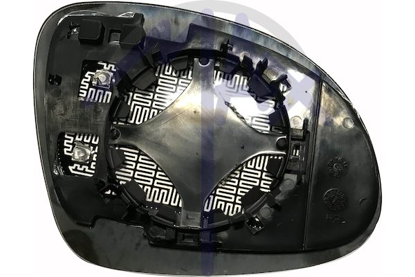 Left rear-view mirror glass, aspherical chrome, heated