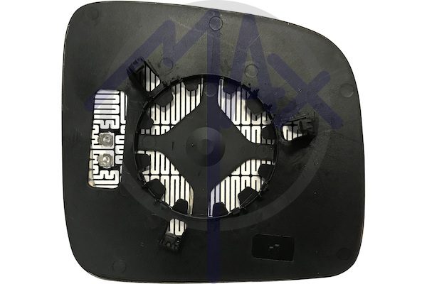 Left rear-view mirror glass, aspherical chrome, heated