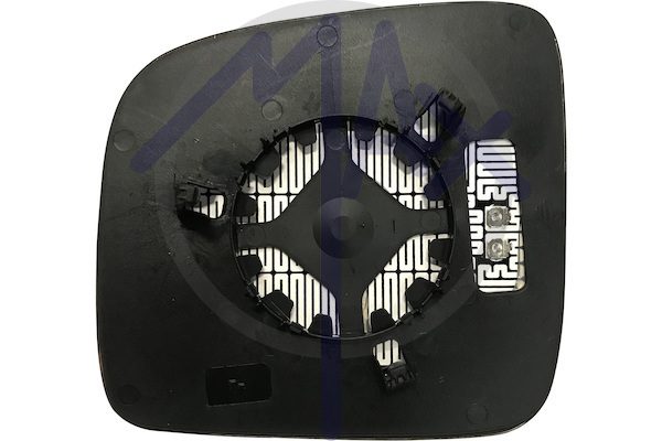 Right rear-view mirror glass, convex chrome, heated