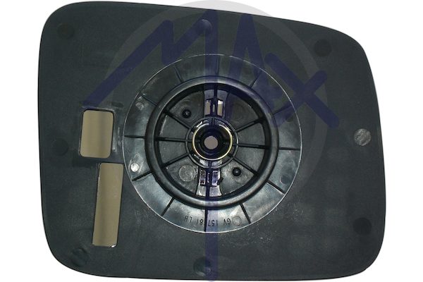 Vetro specchietto retrovisore sinistro, convesso cromato, modello manuale