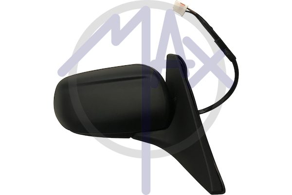 Specchietto retrovisore esterno destro, elettrico, calotta da verniciare, vetro convesso cromato riscaldato, 5 porte