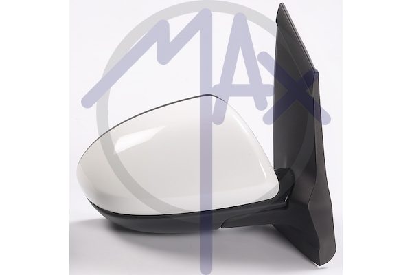 Exterior rear-view mirror, right, electric, cover for painting, heated convex chrome glass