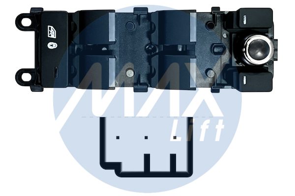 Pulsantiera alzacristalli porta anteriore sinistra, per retrovisori elettrici, per alzacristalli posteriori elettrici, 4 tasti, 3 pin