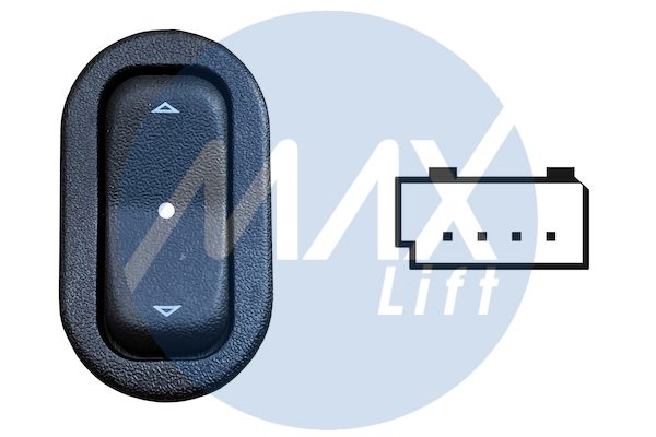 Interruttore alzacristalli porta anteriore destra porta posteriore sinistra o destra, 4 pin