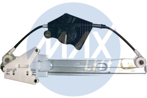 Rear left window regulator mechanism, without motor, 5-door