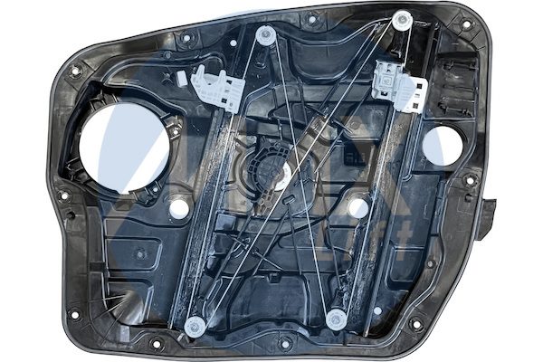 Window regulator front left, with door panel and mechanism, 5-door