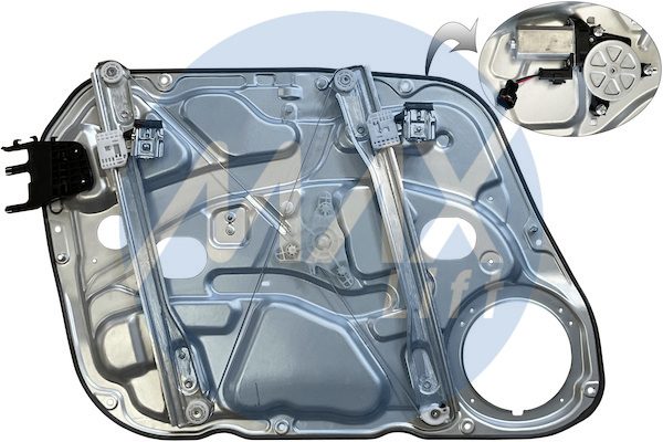 Alzacristallo anteriore destro, elettrico, con pannello porta, 5 porte