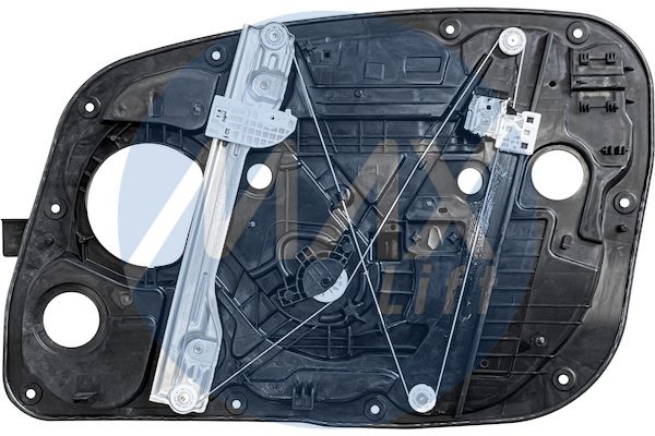Window regulator front left, with door panel and mechanism, 5-door