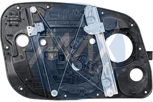 Window regulator front right, with door panel and mechanism, 5-door