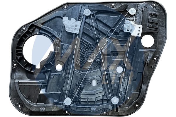 Window regulator front left, with door panel and mechanism, 5-door