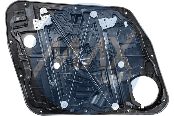 Alzacristallo anteriore destro, con pannello porta e meccanismo, 5 porte