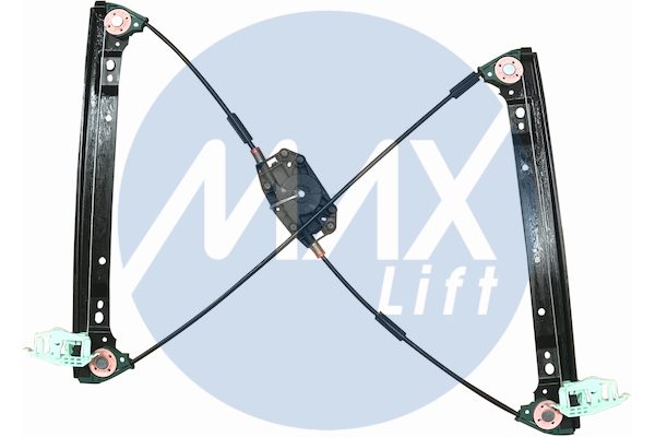 Window regulator mechanism, front right, without motor, 3-door