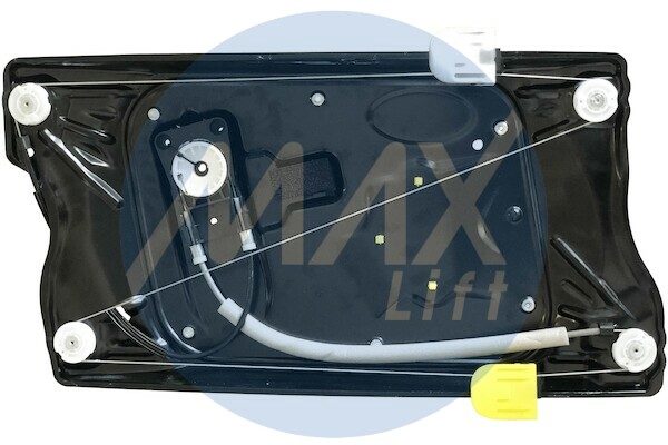Window regulator front left, with door panel and mechanism, 5-door