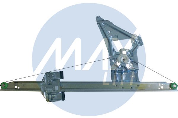Window regulator mechanism, front left, without motor, 3-door