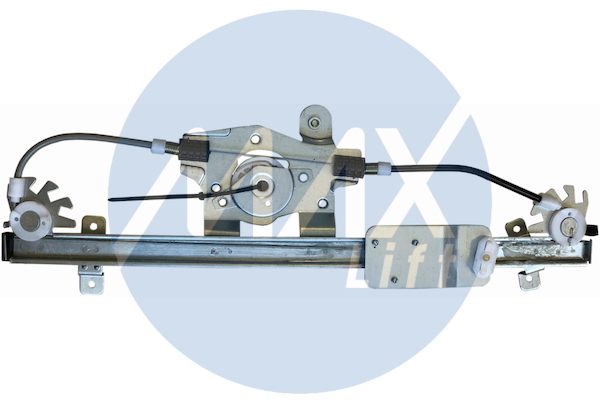 Rear left window regulator mechanism, without motor, 5-door