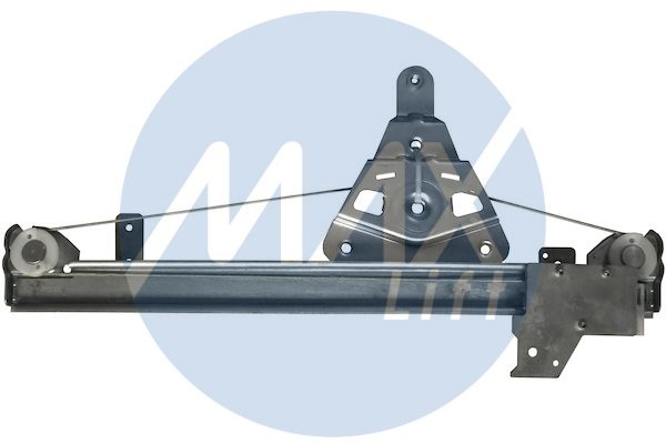 Rear right window regulator mechanism, without motor, 5-door