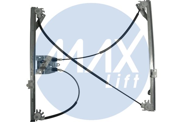 Front left window regulator mechanism, without motor, 5-door