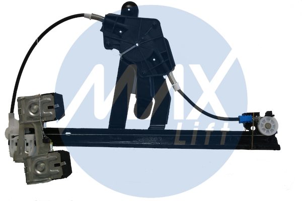 Rear left window regulator mechanism, without motor, 5-door