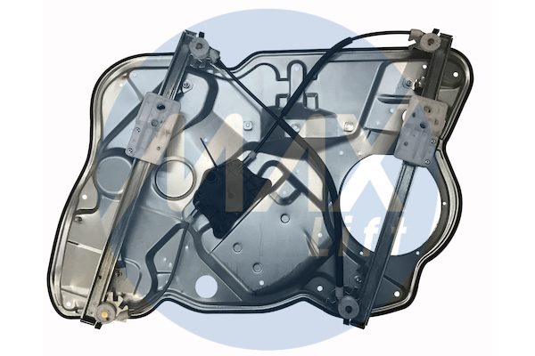 Window regulator front left, with door panel and mechanism, 5-door