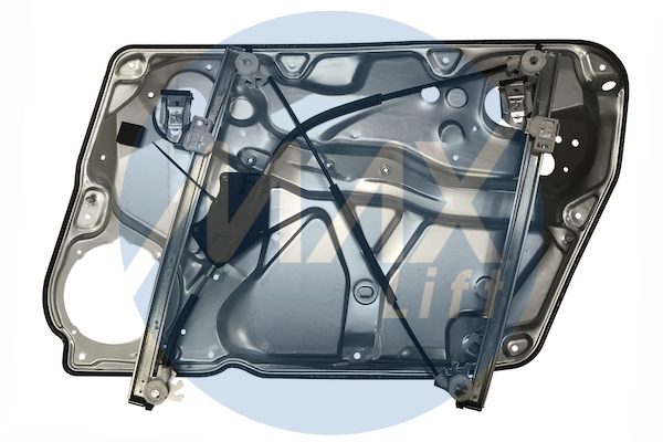 Window regulator front left, with door panel and mechanism, 5-door