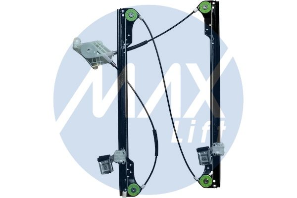 Window regulator mechanism, front left, without motor, 3-door