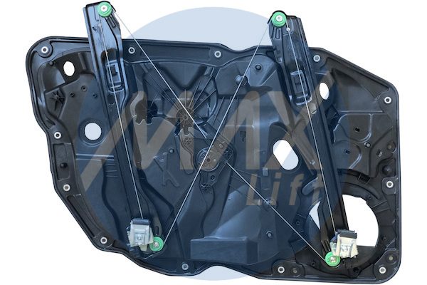 Window regulator front right, with door panel and mechanism, 5-door